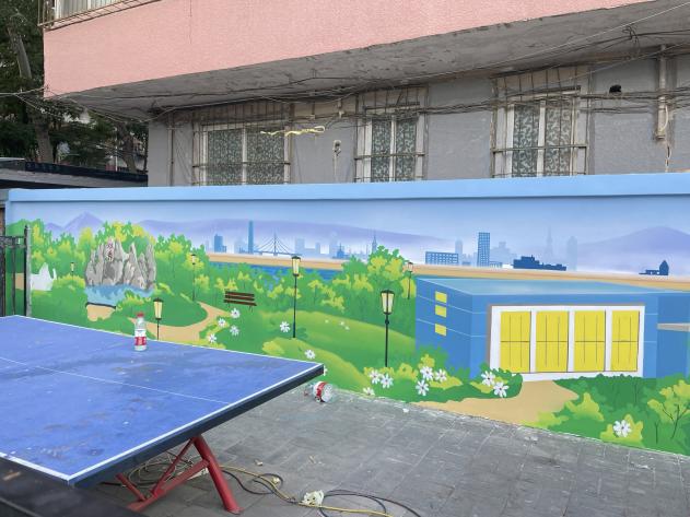 三、北京阳光丽景社区彩绘墙