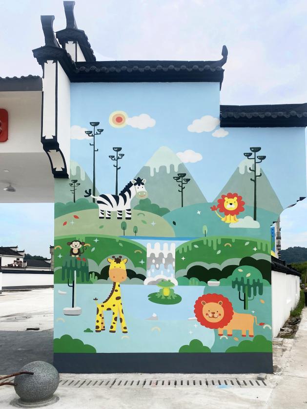 安徽镇头镇幼儿园墙绘